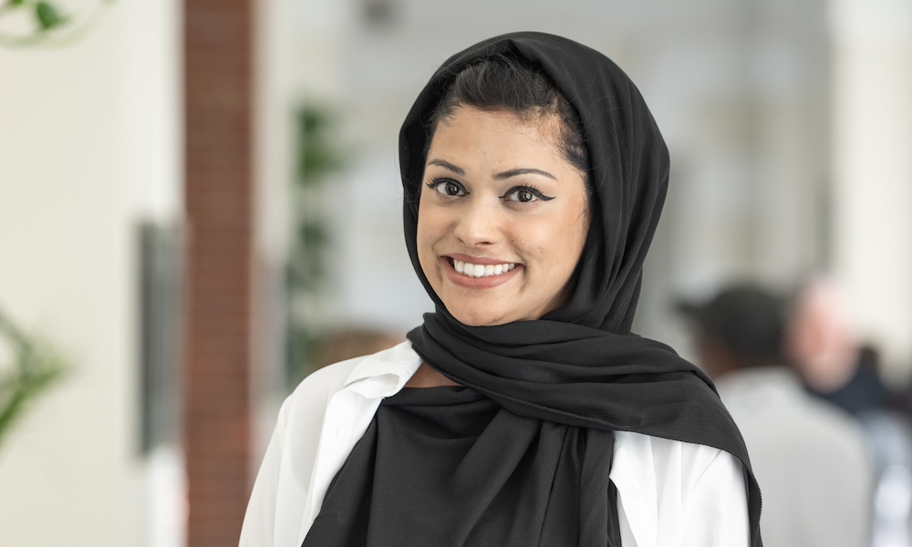 Smiling Asian female