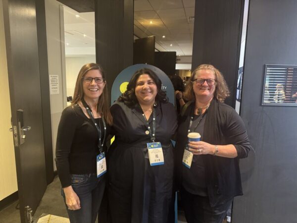 Fiona, Eleni and Aleka from NT Health attending the Quality Forum in Canberra 2025