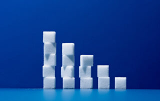 Sugar Cubes Bar Chart Gradually Reducing