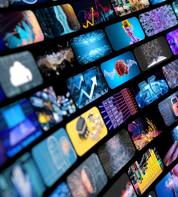 Media collage concept