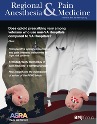 Regional Anesthesia & Pain Medicine: Homepage cover