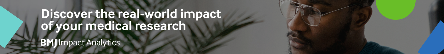 Banner image of BMJ Impact Analytics
