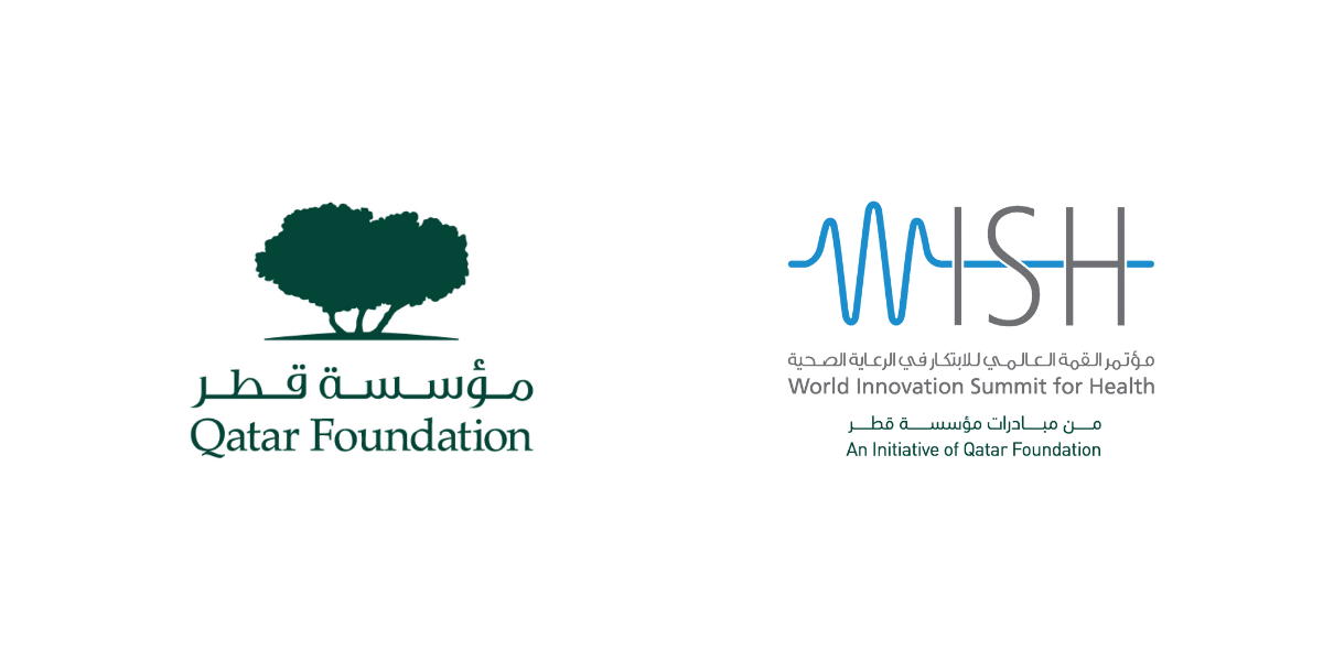 Qatar Foundation and WISH logo lock up
